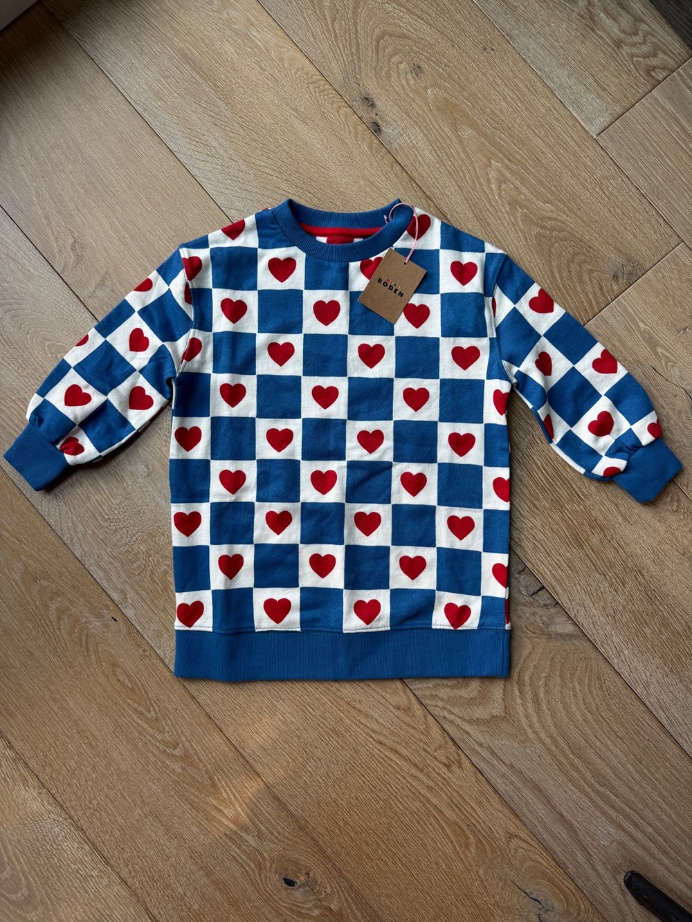 NWT Mini Boden Kids' Cotton Sweatshirt Dress | Sz 3-4YRS - Picture 3 of 8